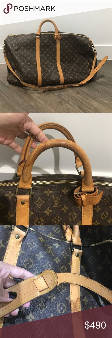 louis vuitton keepall handle replacement|louis vuitton refurbish.